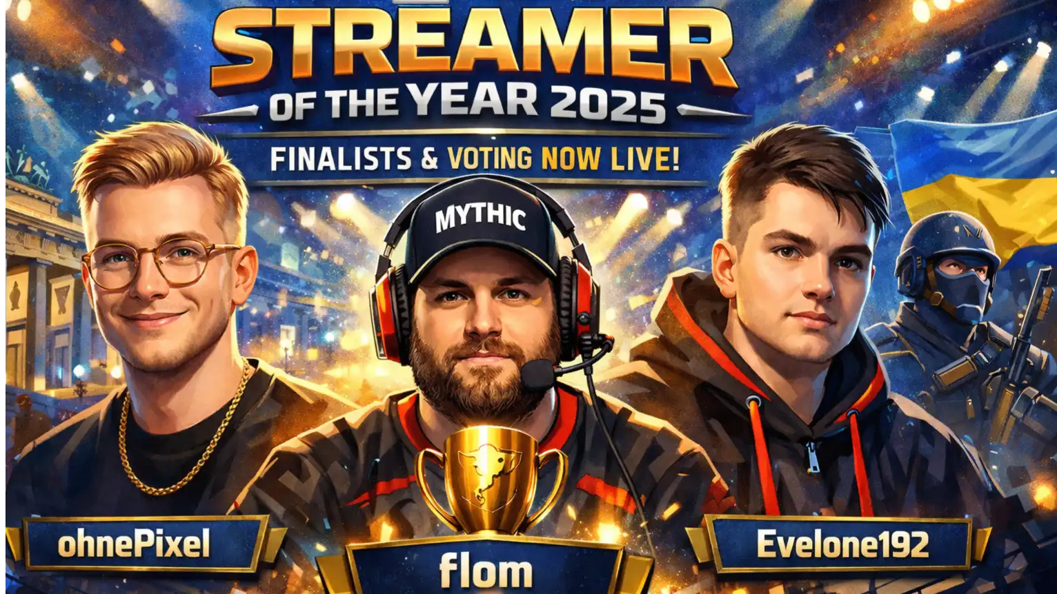 HLTV Streamer of the Year 2025: Finalists Revealed as Community Voting Goes Live